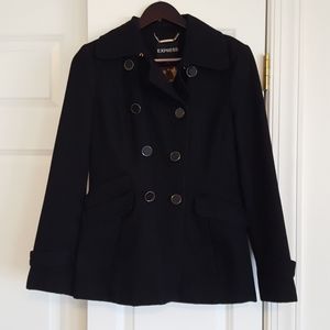 Express double breasted pea coat